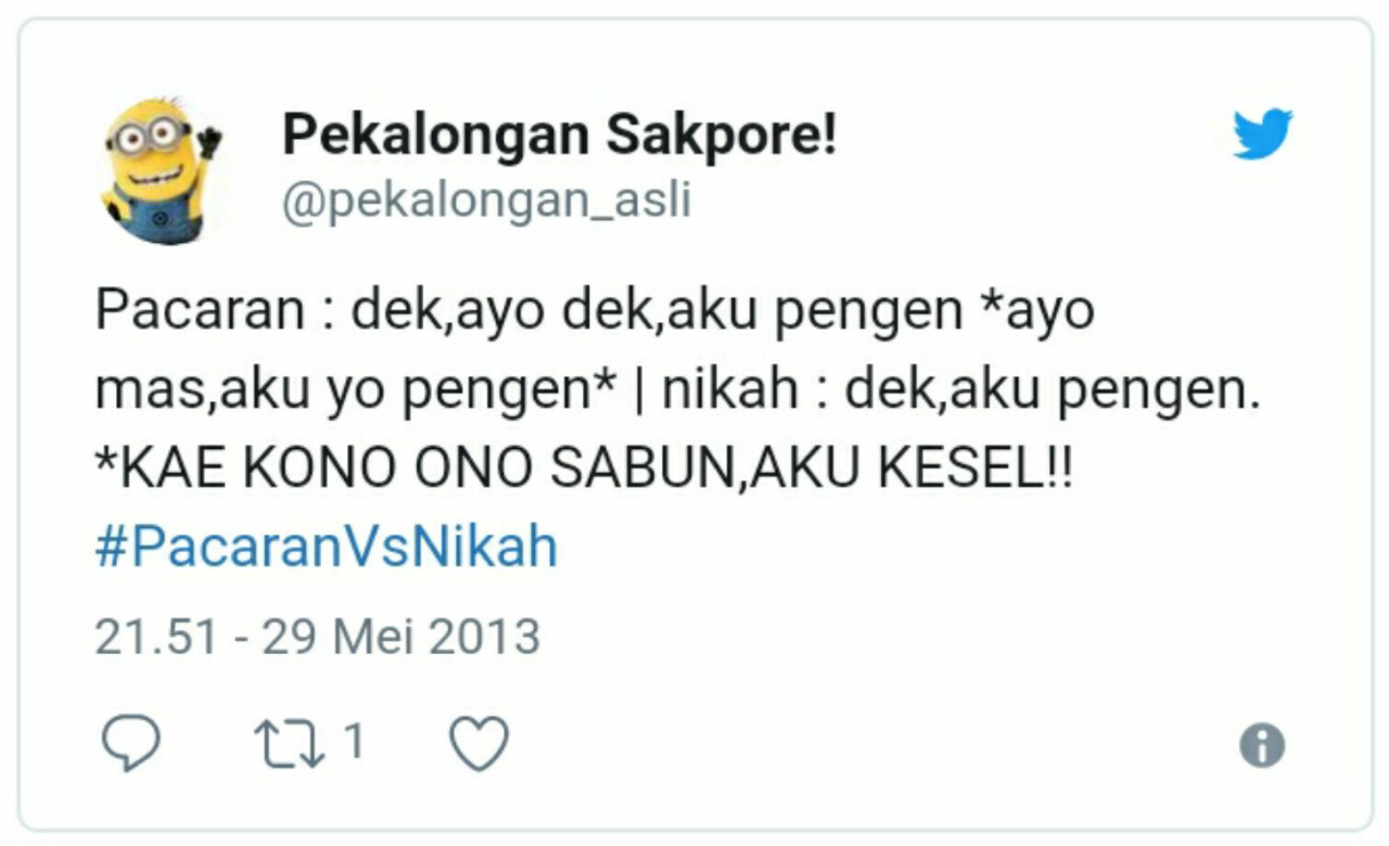 Twit-twit Jenaka Tentang Perbedaan Kehidupan Saat Masih Pacaran dan Setelah Menikah