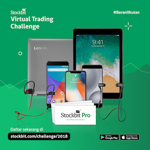Stockbit Virtual Trading Challenge 2018. Belajar Investasi &amp; Dapatkan iPhone X 