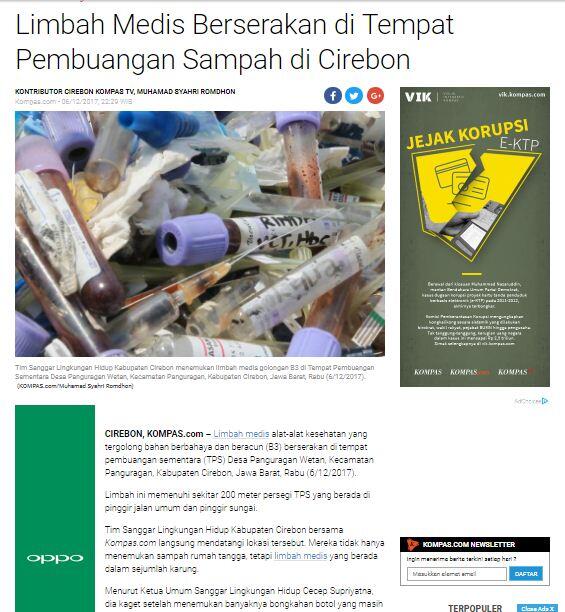 Bisnis Besar Daur Ulang Sampah Medis !