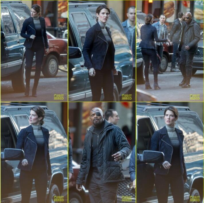 Nick Fury Dan Maria Hill Sedang Melakukan Proses Syuting Avengers 4 ?