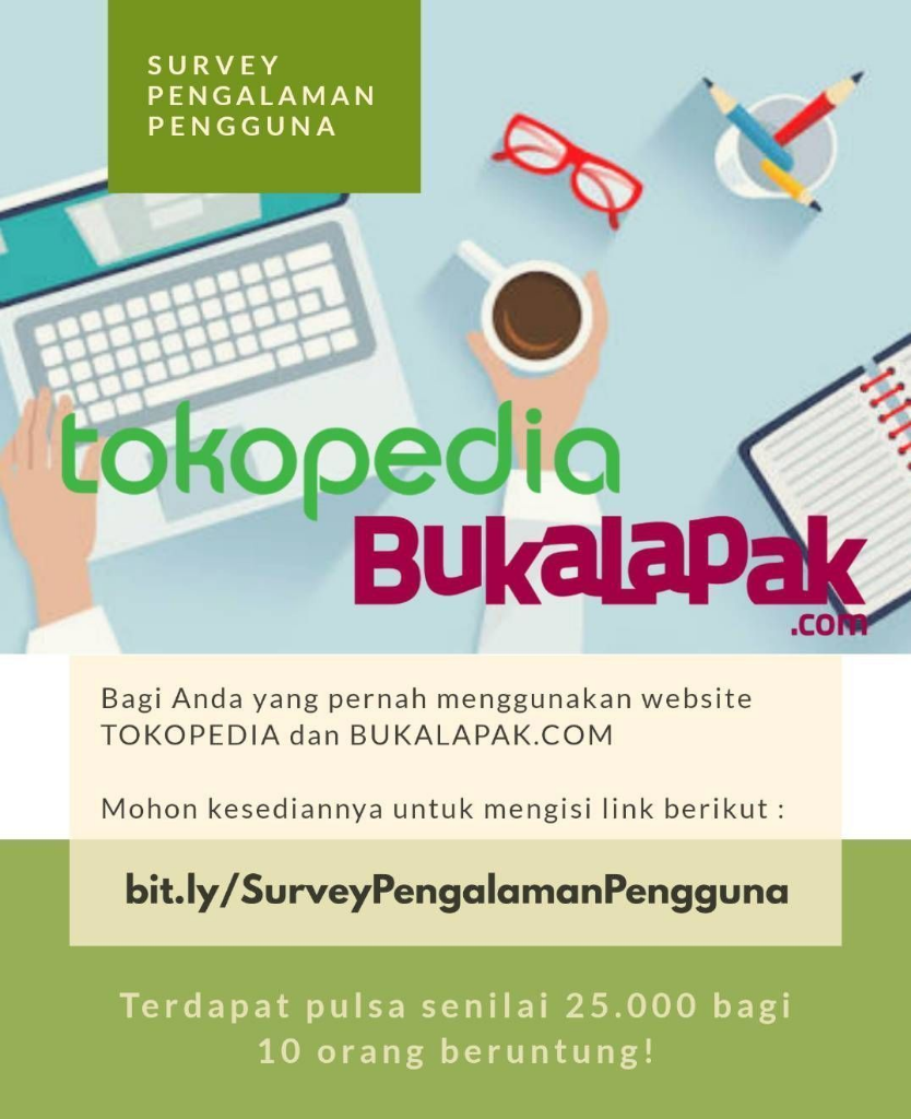 &#91;Bagi2 Pulsa - Isi Survey Tokopedia Dan Bukalapak&#93;