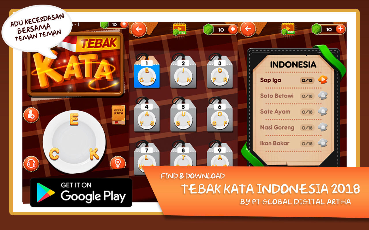 Game Mobile Android Tebak Kata Indonesia 2018 KASKUS