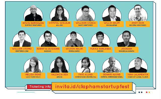 Dapetin Segudang Ilmu Startup di Clapham Startupfest 2018!