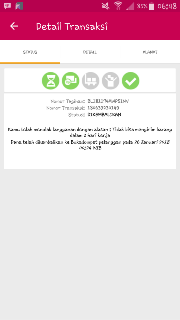 BUKALAPAK - SISTEM YANG TAK KUNJUNG MEMBAIK