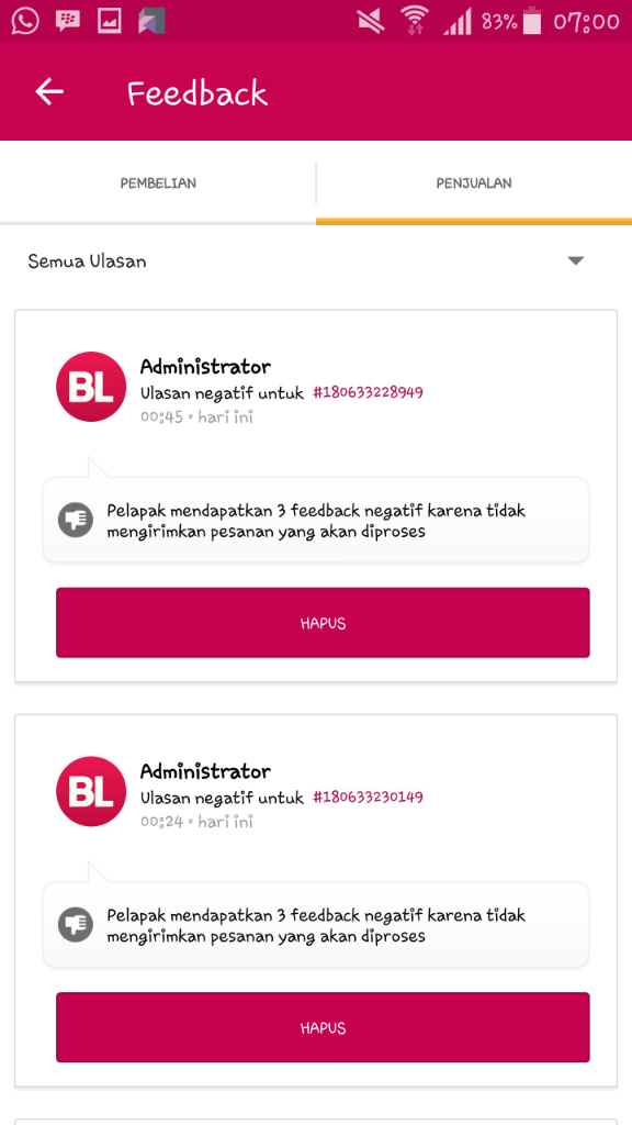 BUKALAPAK - SISTEM YANG TAK KUNJUNG MEMBAIK