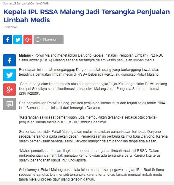 Bisnis Besar Daur Ulang Sampah Medis !