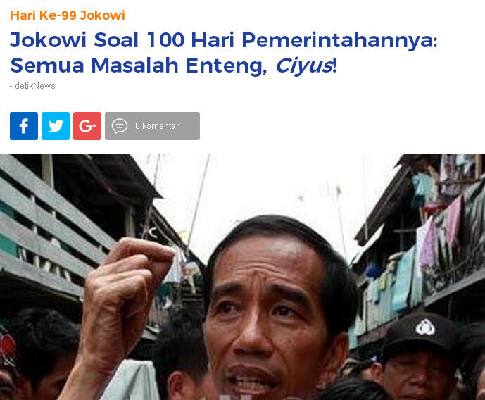 Perbandingan 100 Hari Anies-Sandi dengan 100 Hari Jokowi-Ahok