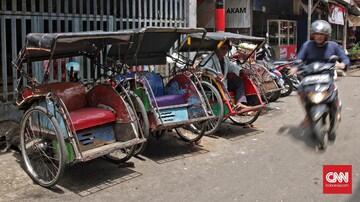 Becak Dari Jawa Sudah Tiba Di Jakarta