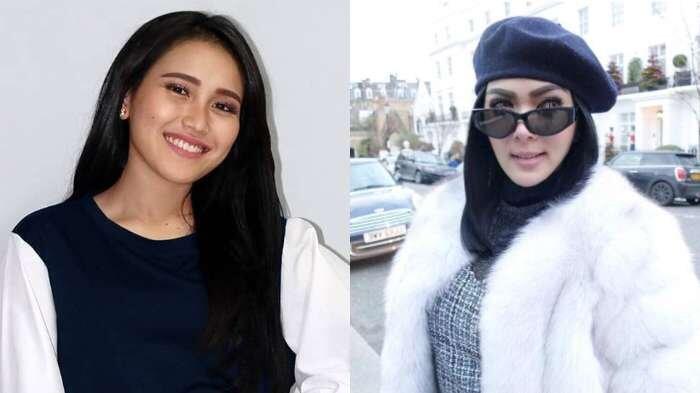 Berapa Harga Scarf Seperti yang Dikenakan Syahrini dan Ayu Ting Ting Ini?