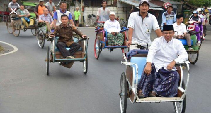 Sandiaga: Abang Becak Akan Dapat Pelatihan Cara Genjot yang Bagus