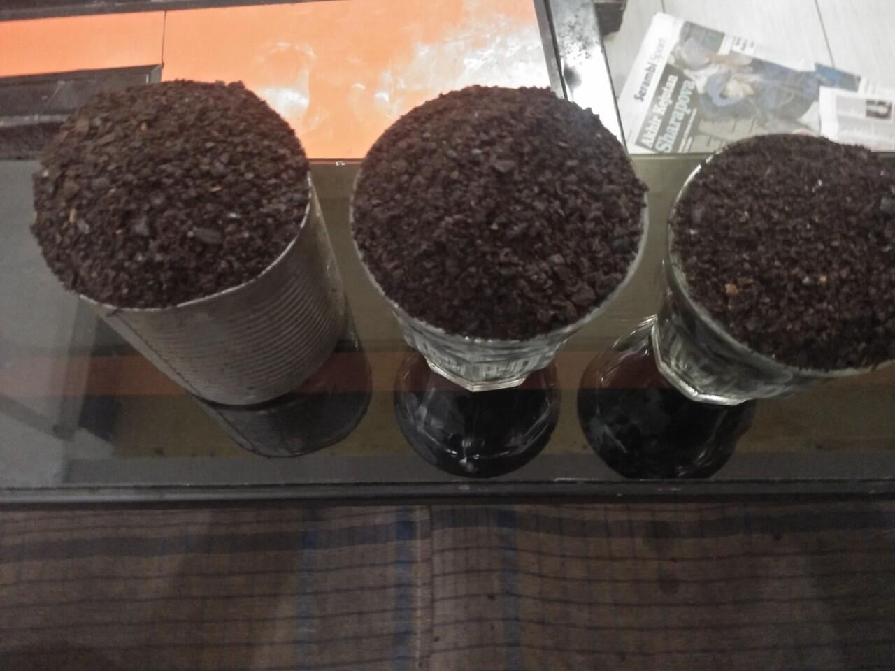 Step by step Buat Kopi "Weng" Tarik khas ACEH