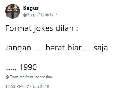 Fenomena Jokes Gombalan Dilan 1990