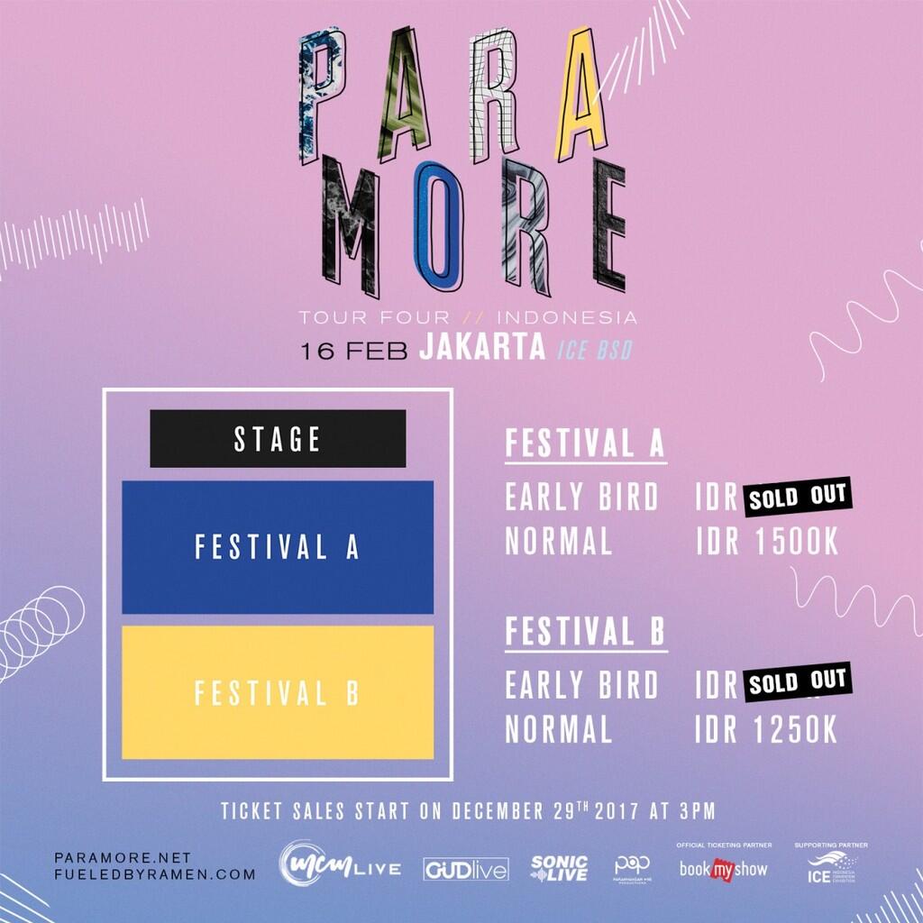 Penantian 7 Tahun Akan Terbayar, Paramore Manggung di Jakarta!