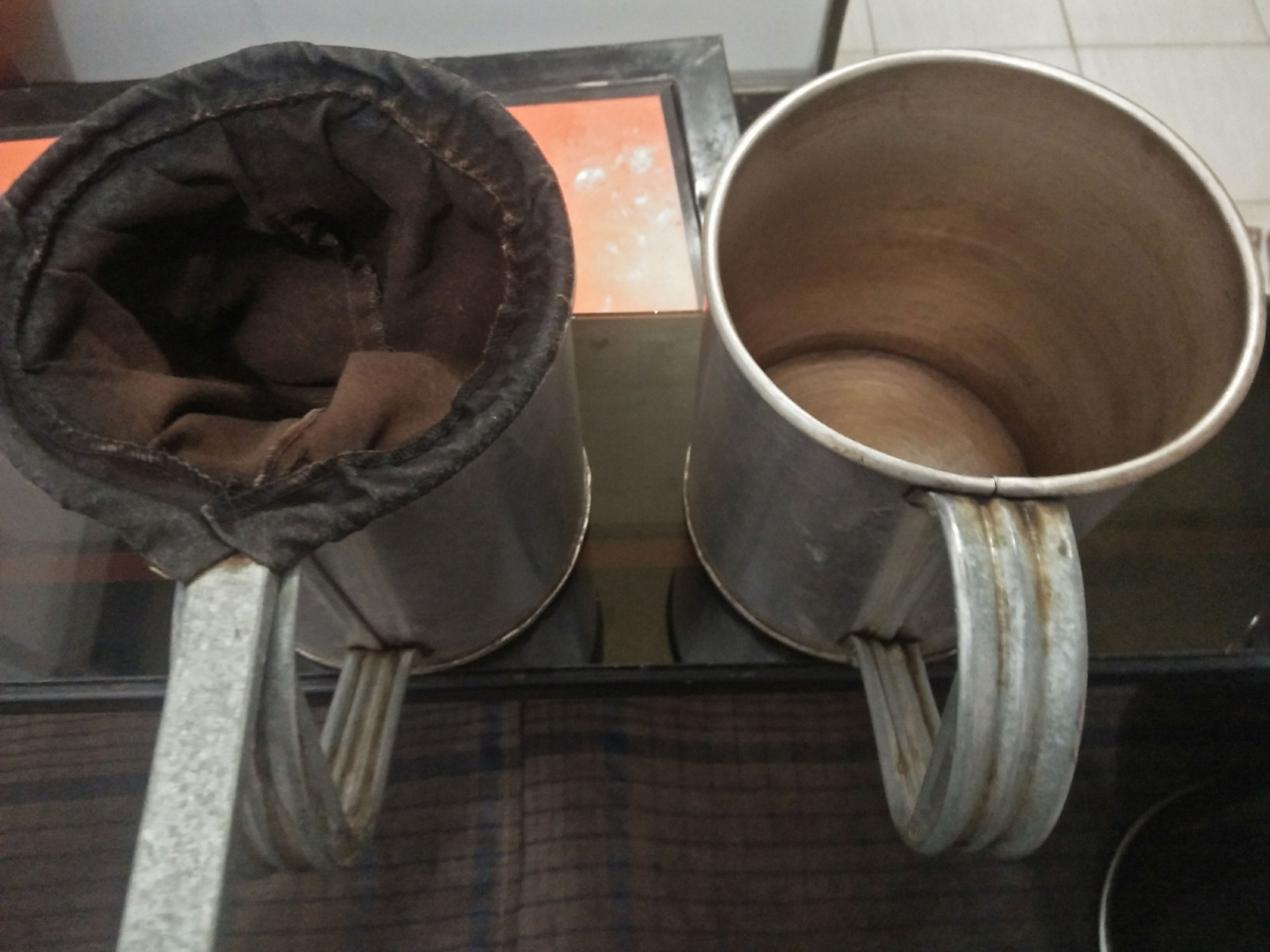 Step by step Buat Kopi "Weng" Tarik khas ACEH