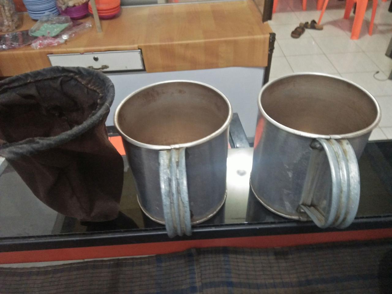 Step by step Buat Kopi "Weng" Tarik khas ACEH