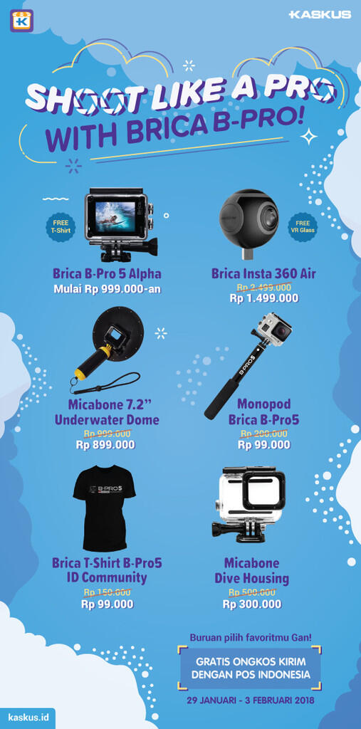 &#91;Flash Deals&#93; Semua Kebutuhan Kamera Turun Harga Bersama Brica!