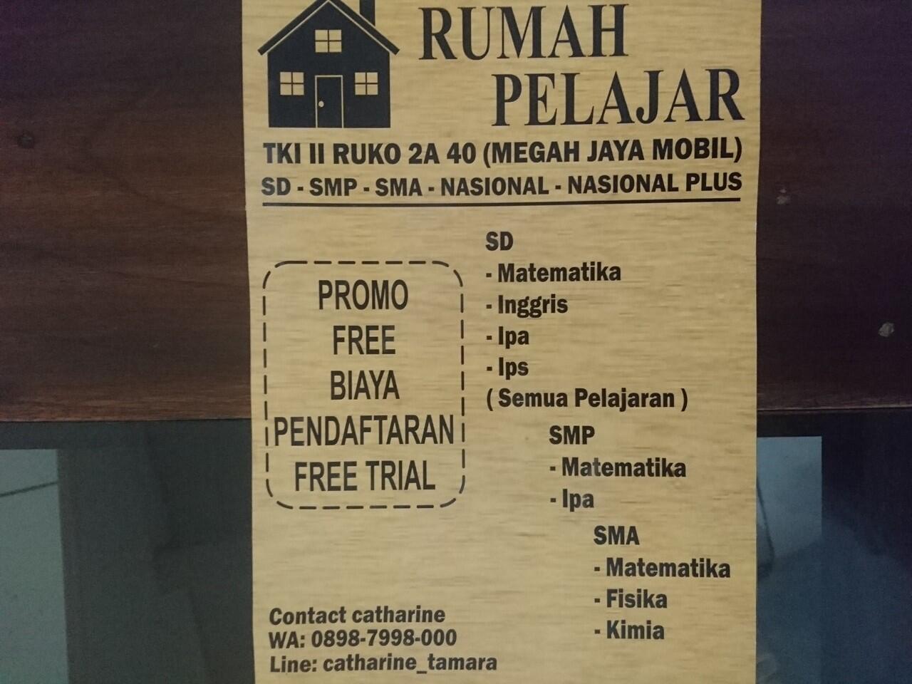 Di butuhkan Guru les pelajaran, lokasi TKI
