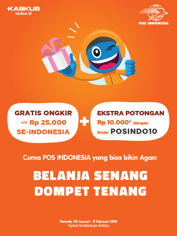 Gratis Ongkir &amp; Diskon Rp10.000 Khusus Buat Kaskuser Dengan Pos Indonesia!