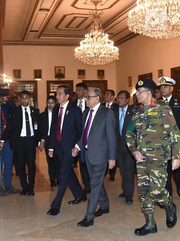 Paspampres Cantik yang Kawal Jokowi Asal Bangladesh