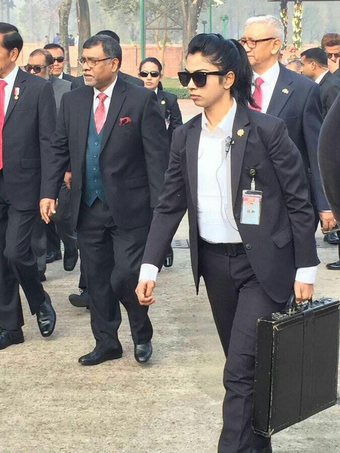 Paspampres Cantik yang Kawal Jokowi Asal Bangladesh