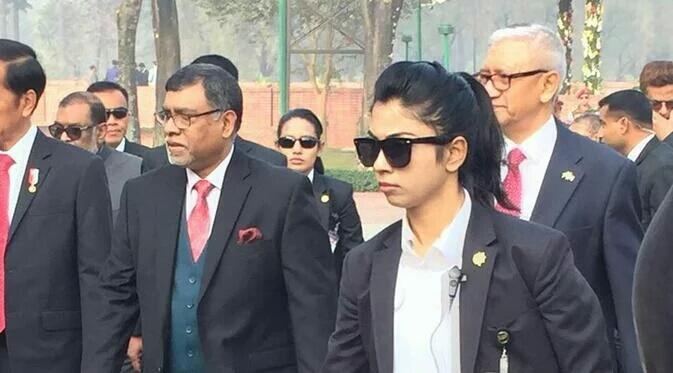 Paspampres Cantik yang Kawal Jokowi Asal Bangladesh