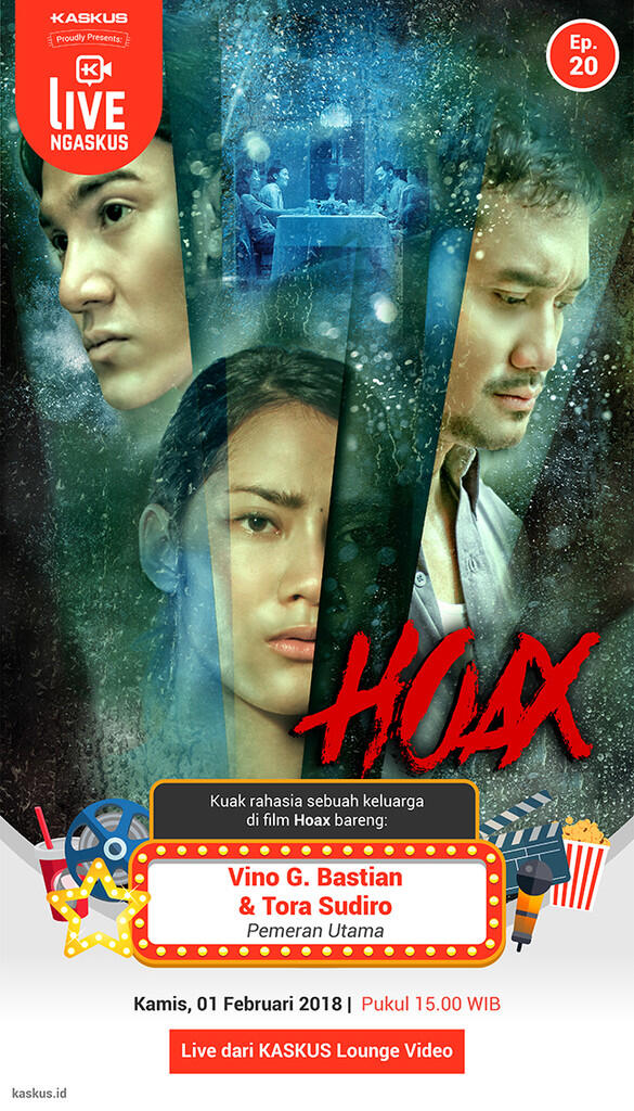 Tora dan Vino Mau Nge-Hoax di LIVE Ngaskus, Gan Sis!