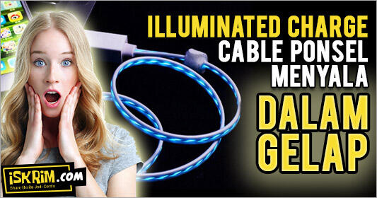 Trend Baru, Illuminated Charge Cable Ponsel, Menyala Dalam Gelap