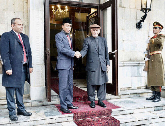 Presiden Yang Berani Datang Ke Wilayah Perang