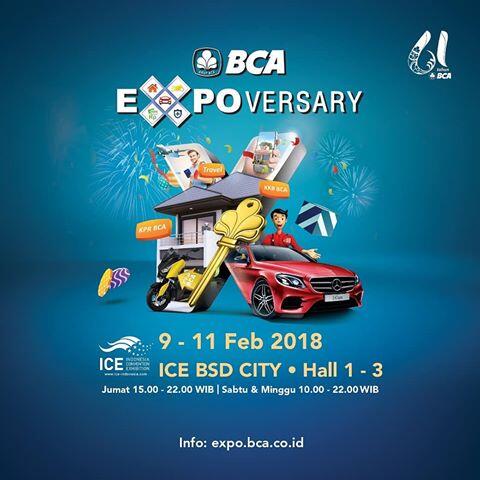 Dapatkan Promo dan Program Menarik di BCA EXPOversary 2018!