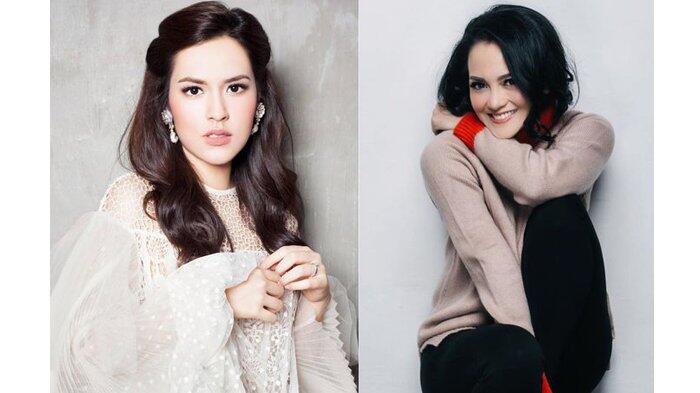 Penampilan Raisa dan Ririn Ekawati Saat Pakai Midi Skirt yang Samaan