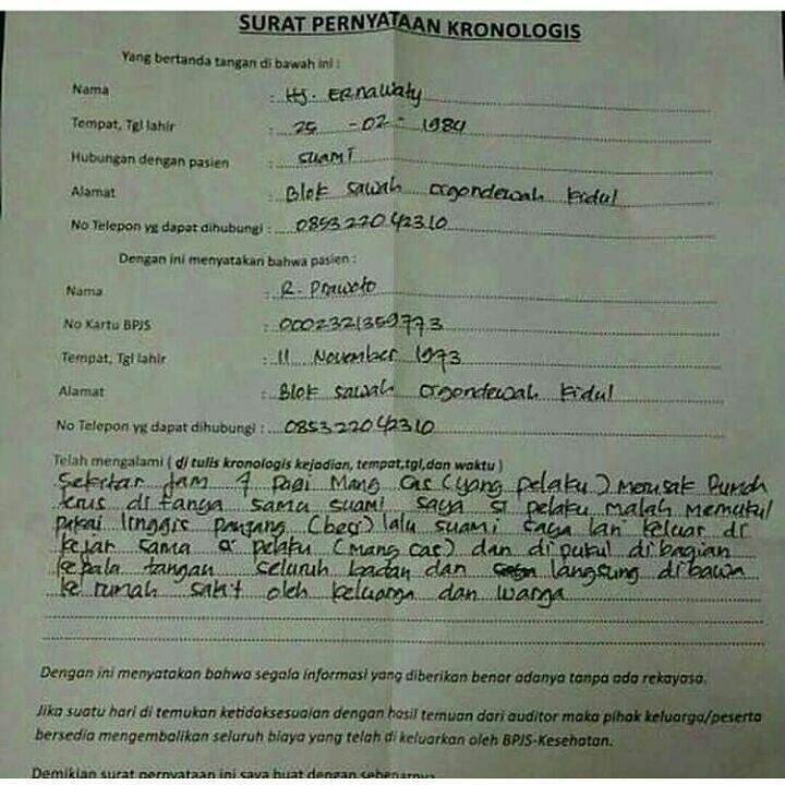 Ini Kronologi Pembunuhan Komandan Brigade PP Persis

