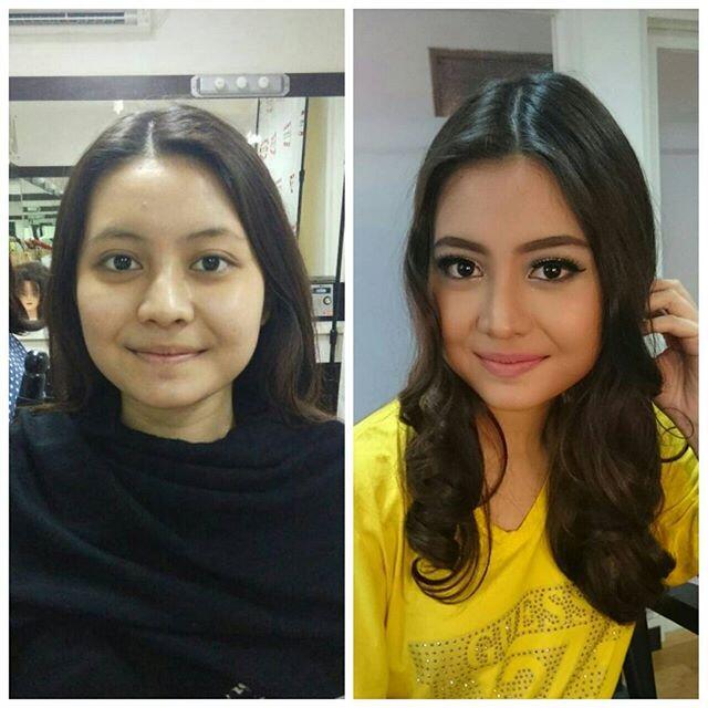 16 Foto Kesaktian Make Up Wanita