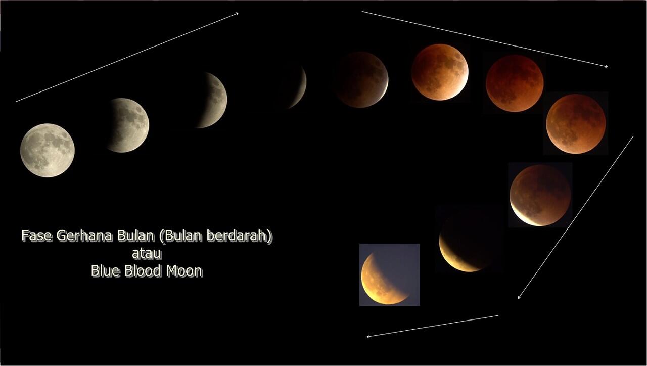 Agan melewatkan Gerhana Bulan (langka) Semalam? Ini nih, Penampakannya?