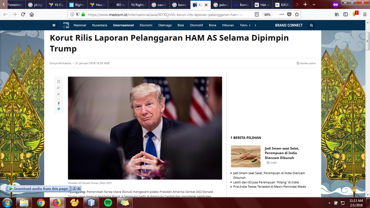 Mulai Panas(HOT) ternyata hubungan Donal Terum Sama Kim Yong On