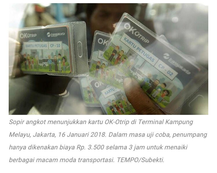Sopir OK-OTrip Trayek Ini Berencana Gelar Mogok Besok, Ada Apa?
