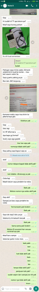 Indikasi Penipuan yang dilakukan oleh Ibrahim Yusuf