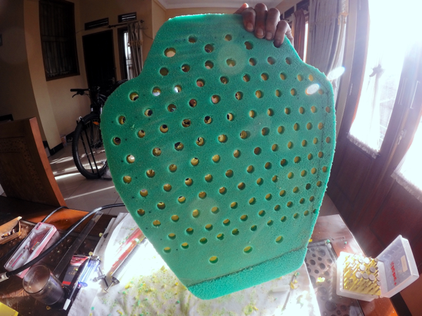 DIY membuat protektor jaket motor