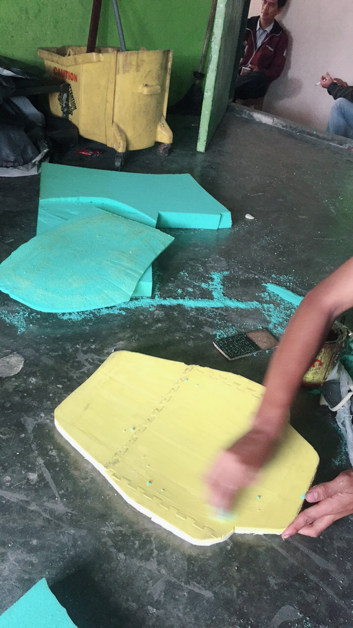 DIY membuat protektor jaket motor