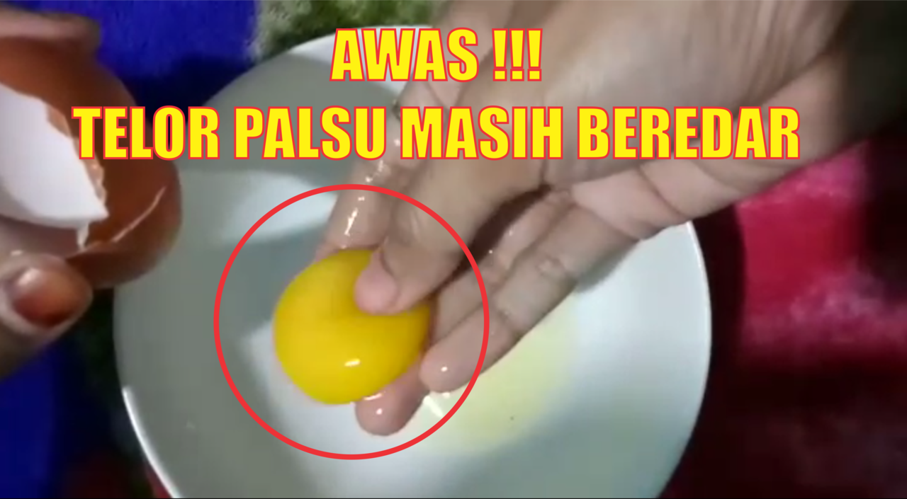 WASPADA! (Feb 2018) Telor palsu masih beredar. Sharing pengalaman