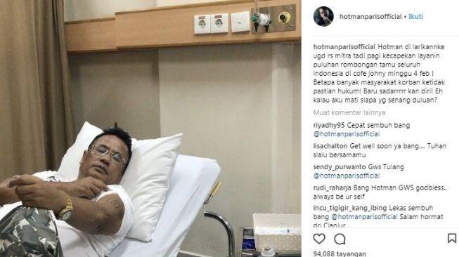 Hotman Paris Dilarikan ke UGD, Sakit Apa?