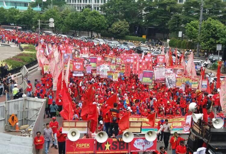 Besok Demo Jokowi, Ribuan Buruh Gelar Aksi Depan Istana Negara