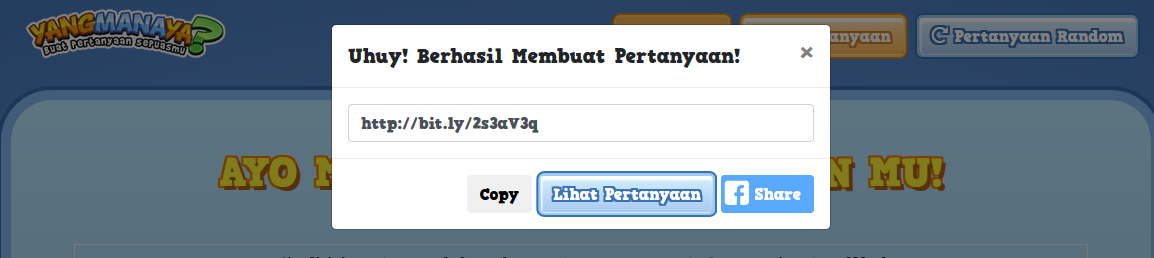 Yuk, Bikin Pertanyaan Sepuasnya!