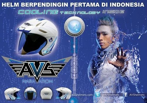 Naik Motor Kepanasan? Kini Ada Pendingin Helm