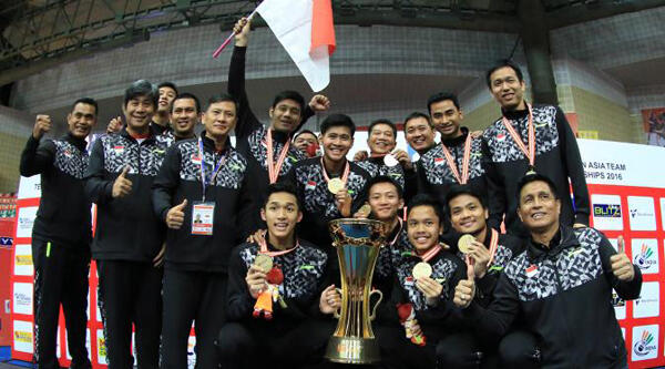 Dukung Tim Bulu Tangkis Indonesia di Badminton Asia Team Championship 2018