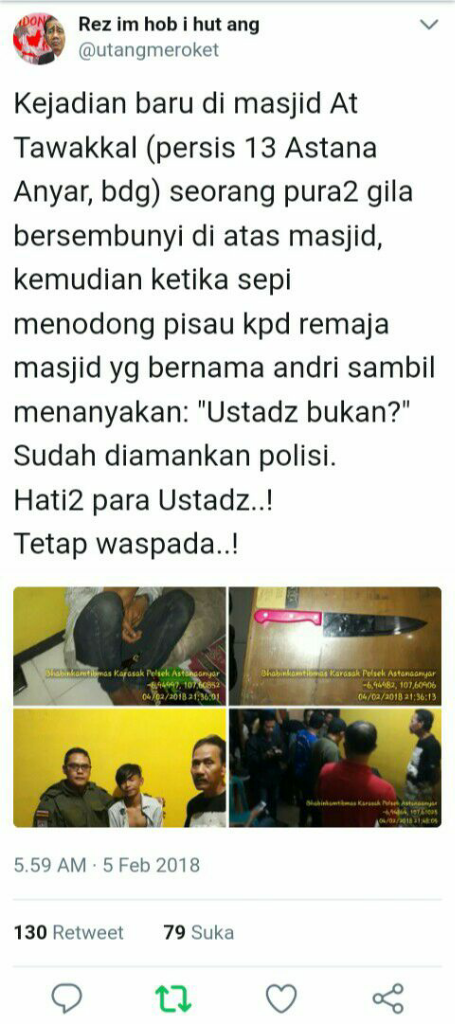 Lima Hari, Dua Ulama Dianiaya, Apa Motifnya?