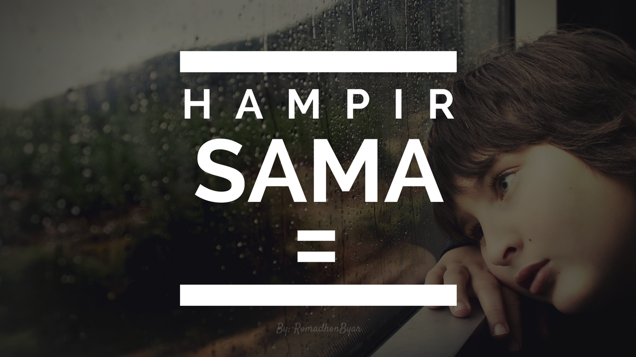 &#91;#SFTHChallenge&#93; Hampir Sama Dengan ...