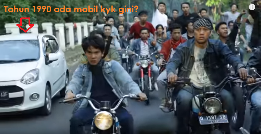 Scene CACAT pada Film DILAN 1990