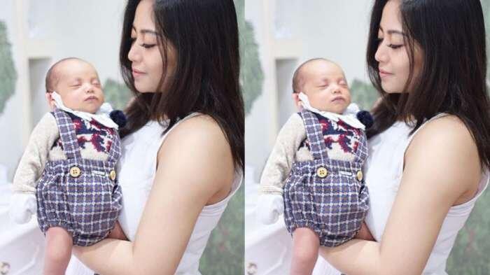 Ekspresi Anak Rachel Vennya Pakai Kostum Ala Ayam Bikin Gemas Netizen
