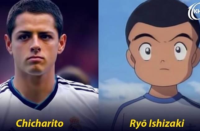 5 Pesepakbola yang Mukanya Mirip Tokoh Anime