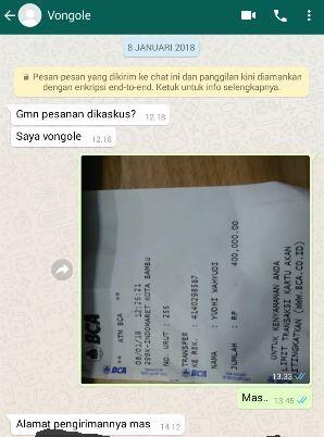 Penjual Yang Hilang ( Id : Vongole )